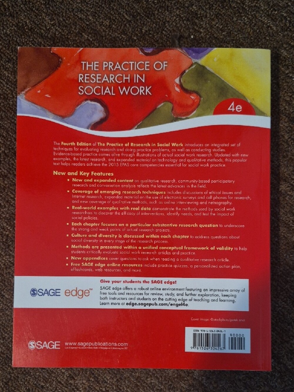 The Practice Of Research In Social Work R. Engel & R. Schutt - Picture 3 of 4